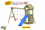 ACTIVE Kletterturm aus Holz Kidoo Play+