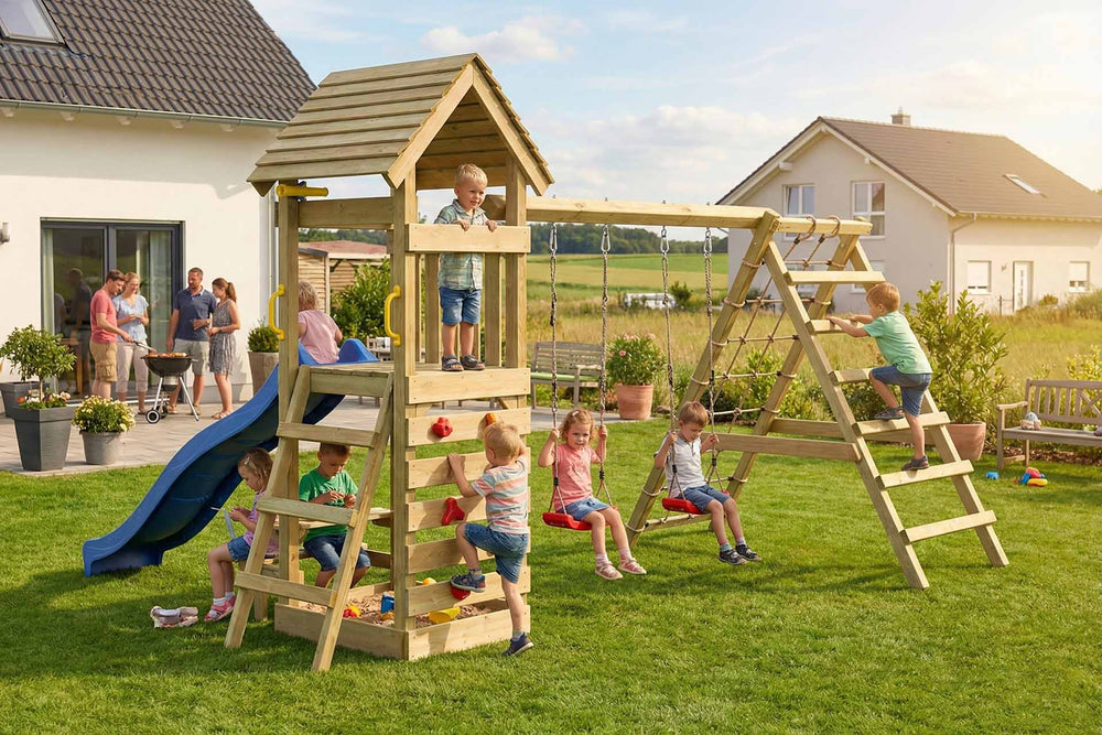 ACTIVE Klettergerüst aus Holz Kidoo Pro