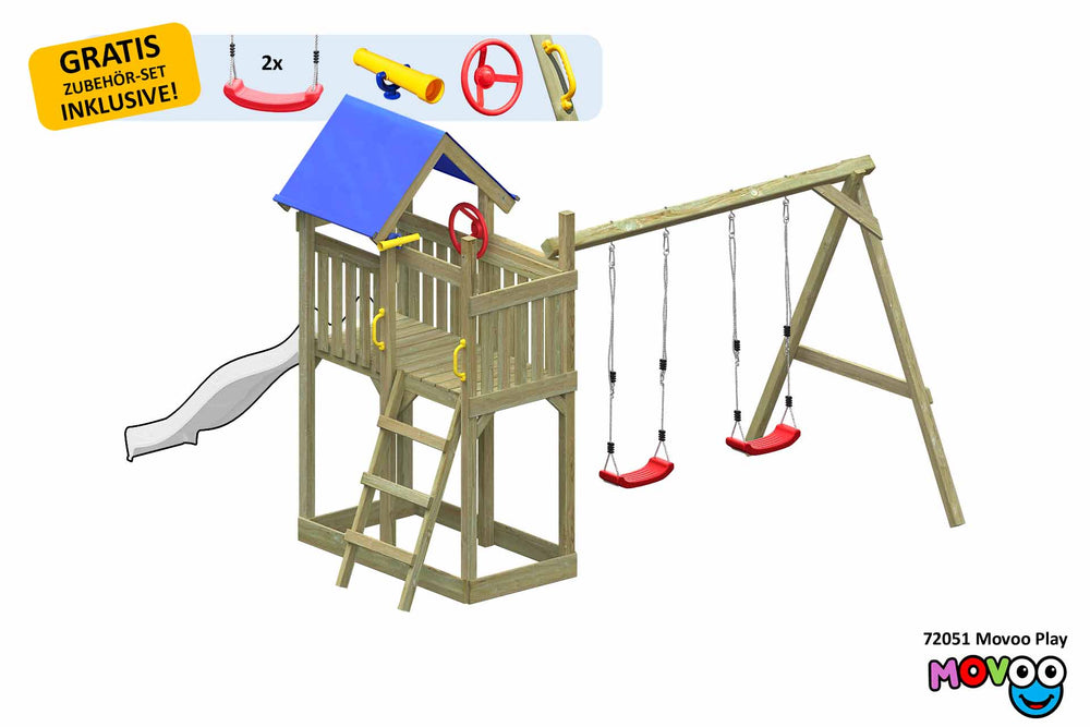 ACTIVE Spielturm aus Holz Movoo Play