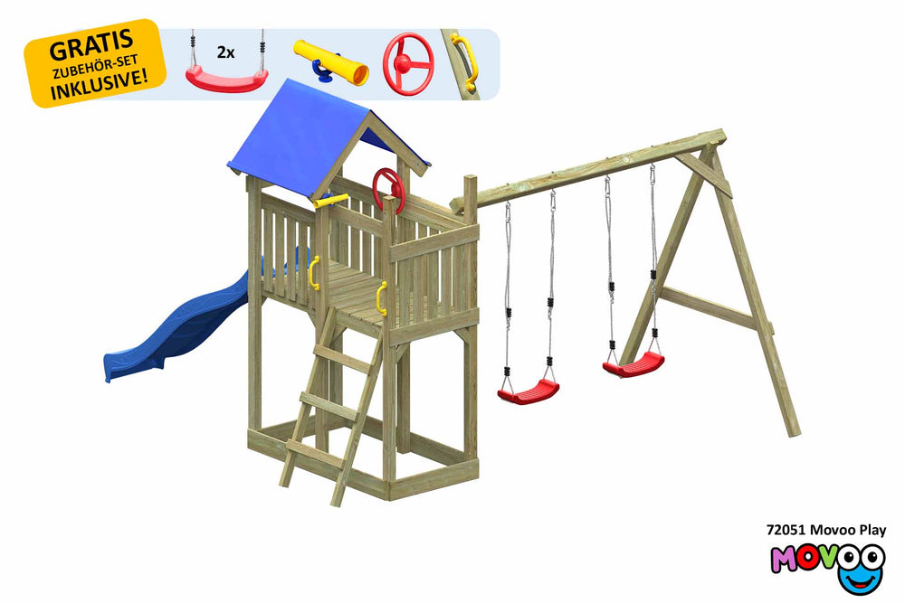 ACTIVE Spielturm aus Holz Movoo Play