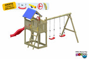 ACTIVE Spielturm aus Holz Movoo Play