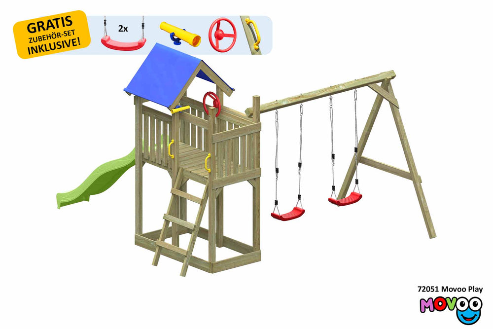 ACTIVE Spielturm aus Holz Movoo Play