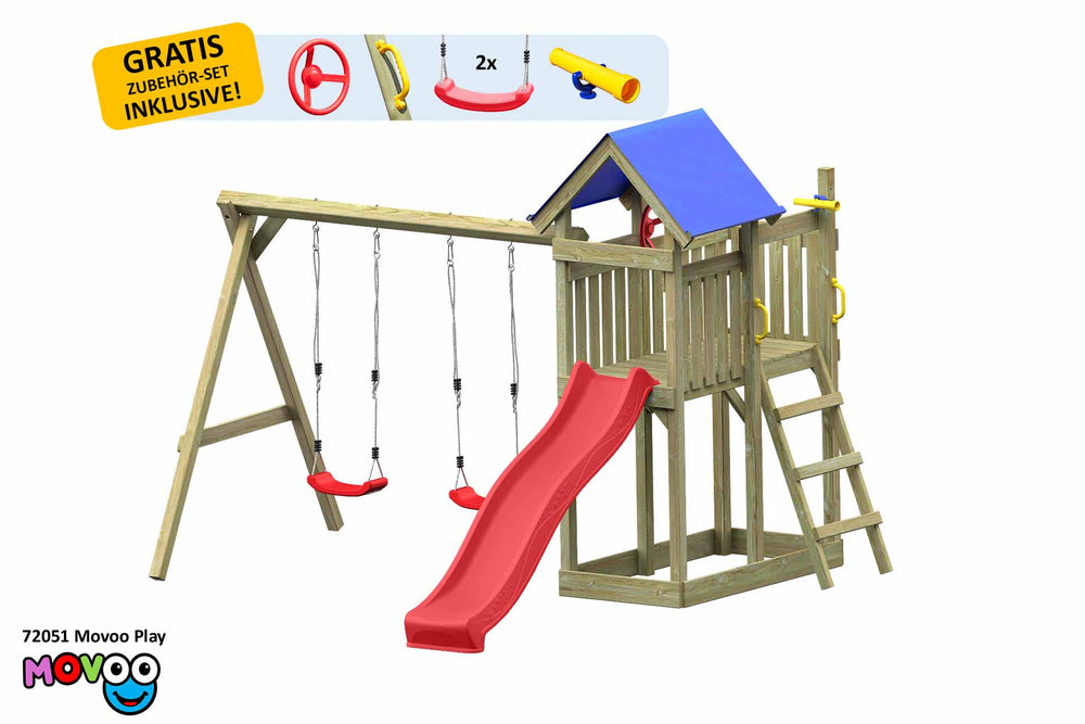ACTIVE Spielturm aus Holz Movoo Play
