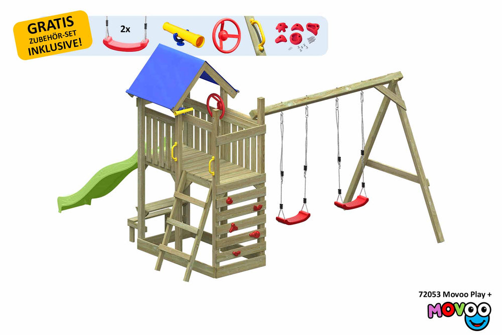 ACTIVE Kletterturm aus Holz Movoo Play+