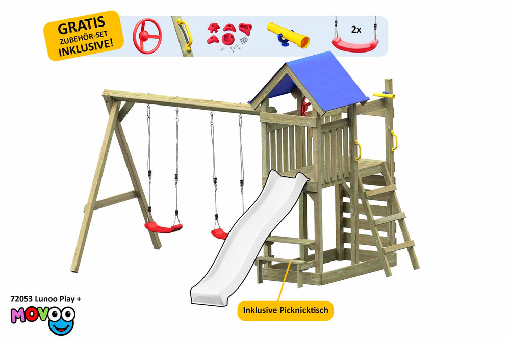 ACTIVE Kletterturm aus Holz Movoo Play+