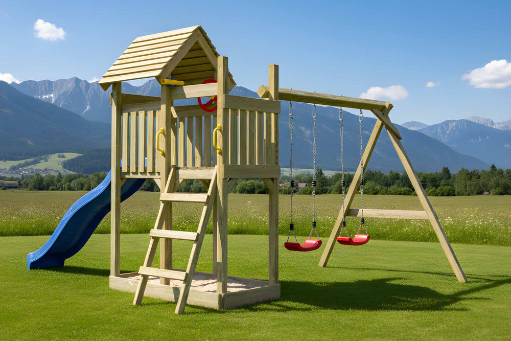 ACTIVE Spielturm aus Holz Lunoo Play