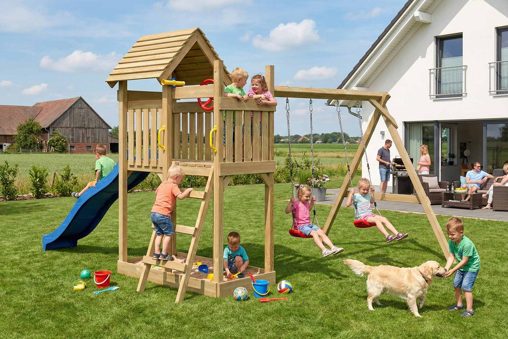 ACTIVE Spielturm aus Holz Lunoo Play