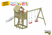 ACTIVE Spielturm aus Holz Lunoo Play
