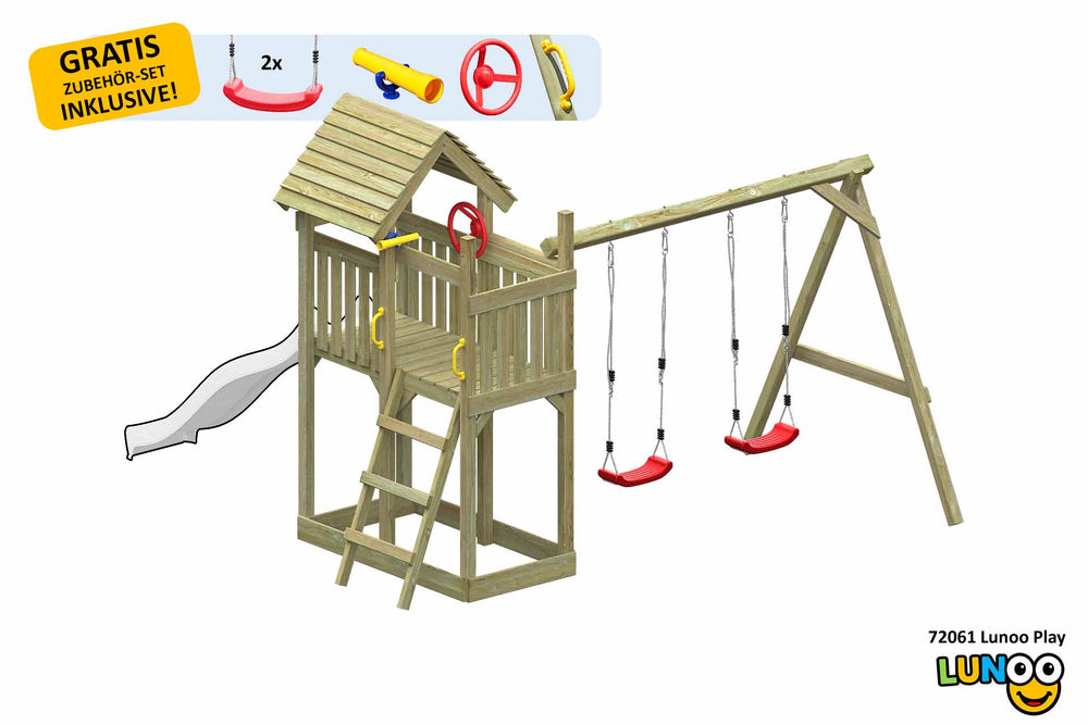 ACTIVE Spielturm aus Holz Lunoo Play