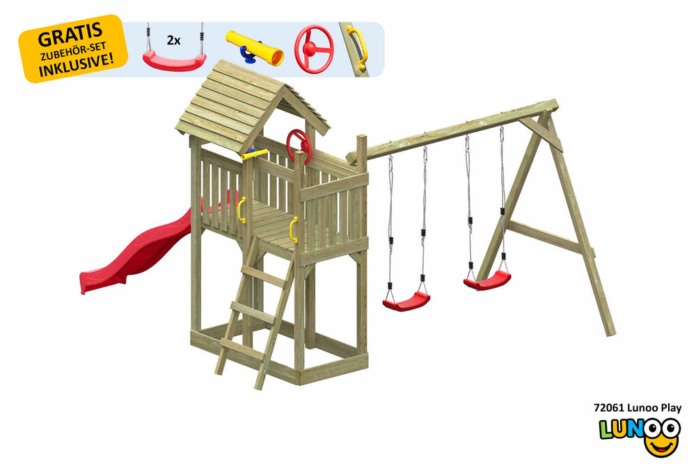 ACTIVE Spielturm aus Holz Lunoo Play