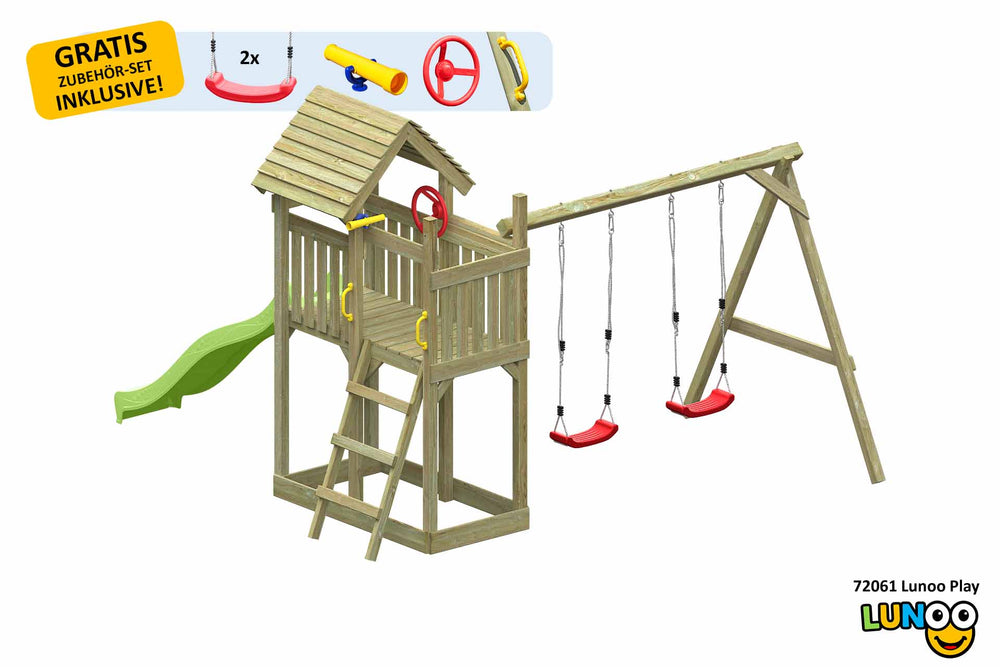 ACTIVE Spielturm aus Holz Lunoo Play
