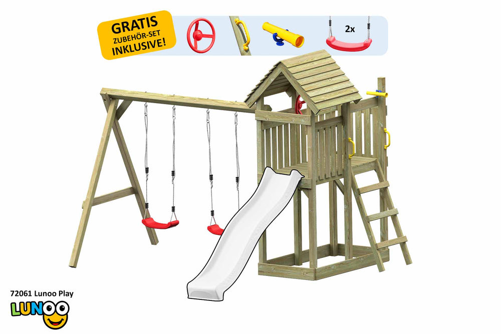 ACTIVE Spielturm aus Holz Lunoo Play