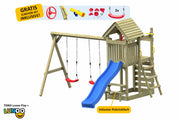 ACTIVE Kletterturm aus Holz Lunoo Play+