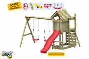 ACTIVE Kletterturm aus Holz Lunoo Play+