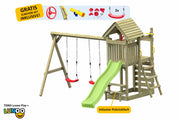 ACTIVE Kletterturm aus Holz Lunoo Play+