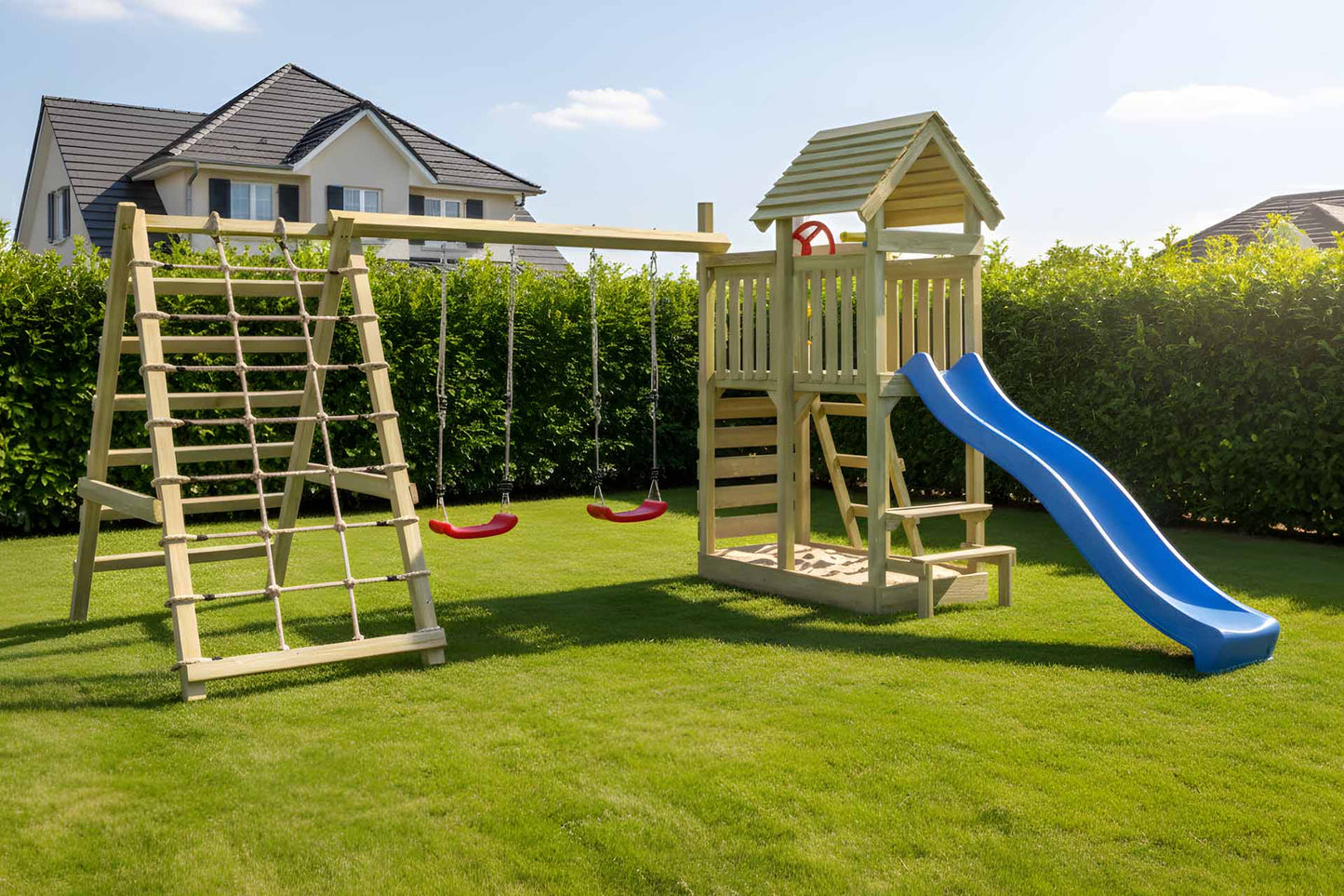 ACTIVE Klettergerüst aus Holz Lunoo Pro
