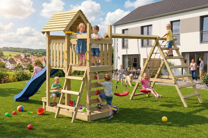 ACTIVE Klettergerüst aus Holz Lunoo Pro