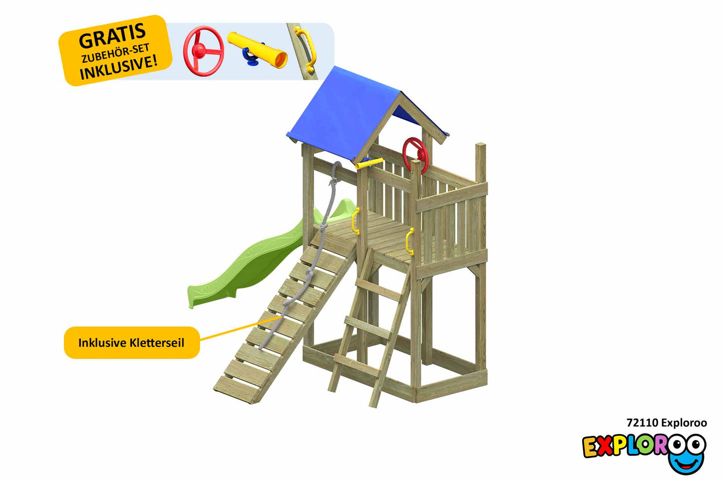 ACTIVE Spielanlage aus Holz Exploroo