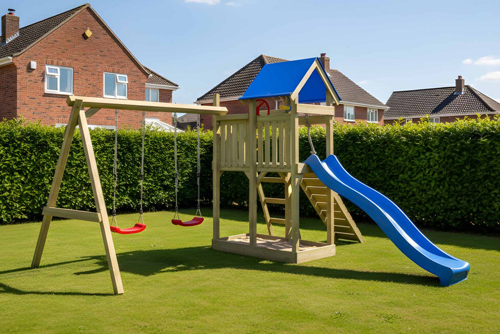 ACTIVE Spielturm aus Holz Exploroo Play