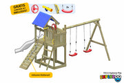 ACTIVE Spielturm aus Holz Exploroo Play