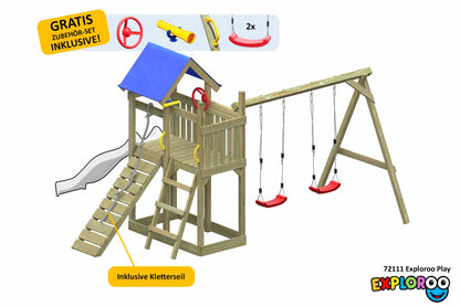 ACTIVE Spielturm aus Holz Exploroo Play