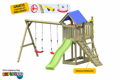 ACTIVE Spielturm aus Holz Exploroo Play