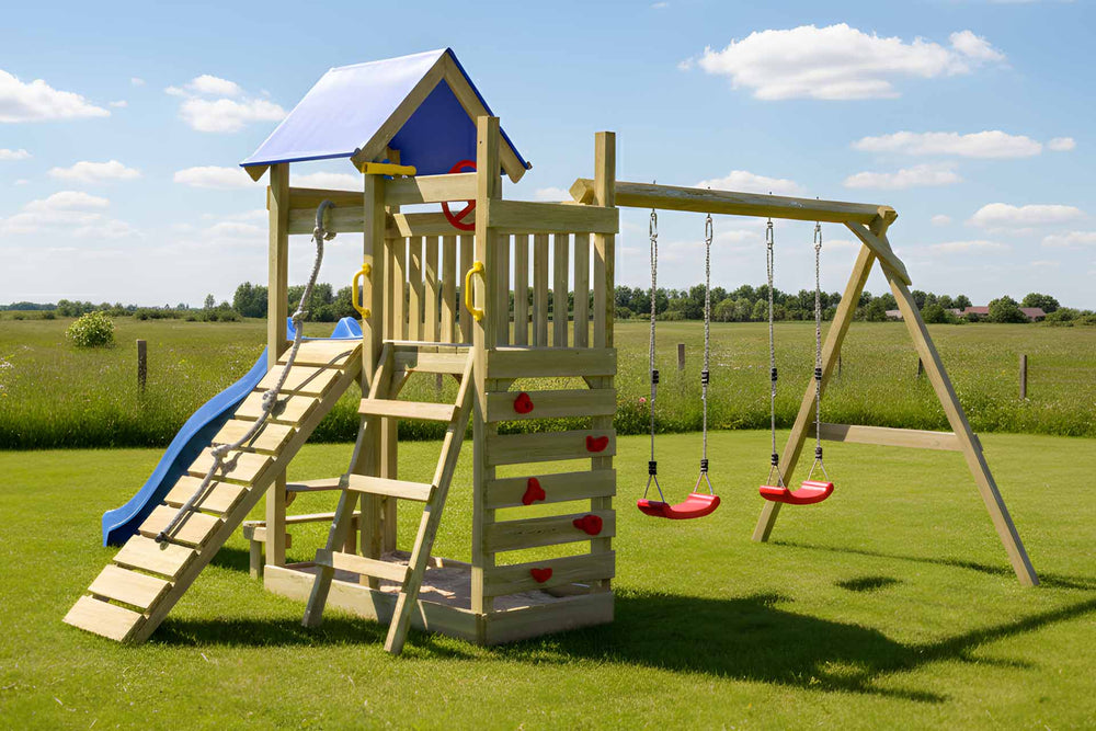 ACTIVE Kletterturm aus Holz Exploroo Play+