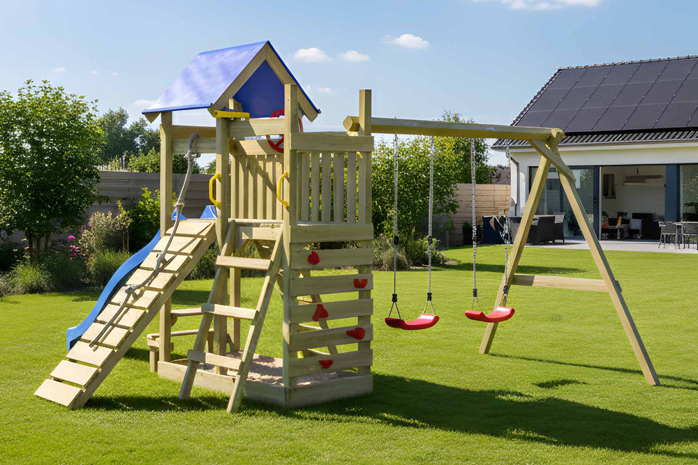 ACTIVE Kletterturm aus Holz Exploroo Play+