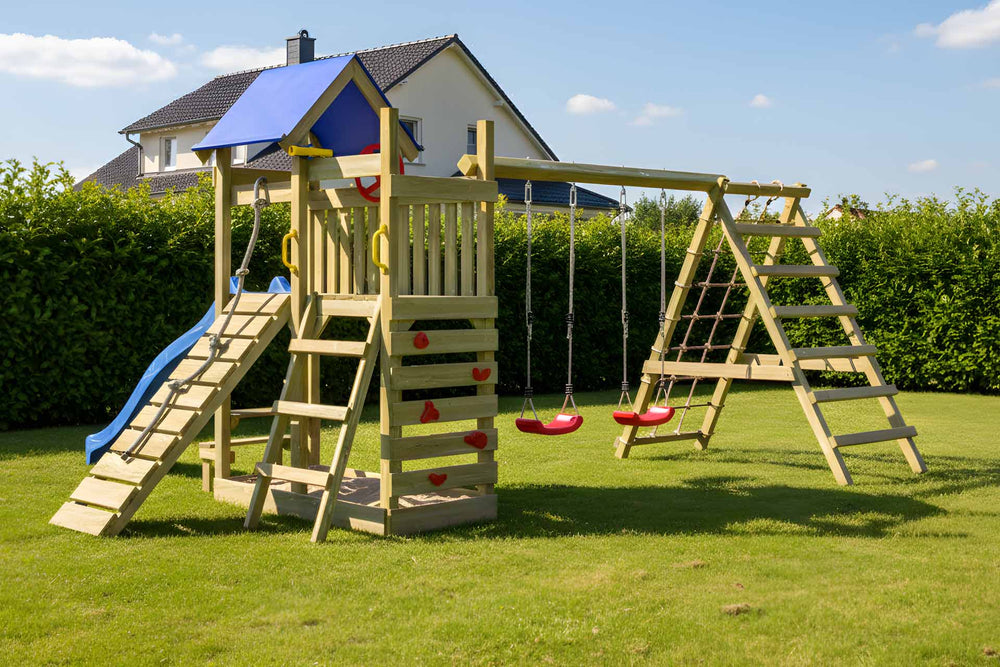 ACTIVE Kletterturm aus Holz Exploroo Play+