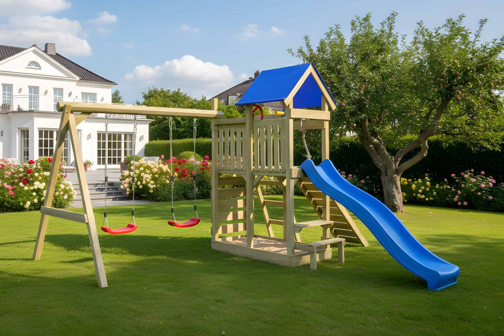 ACTIVE Kletterturm aus Holz Exploroo Play+
