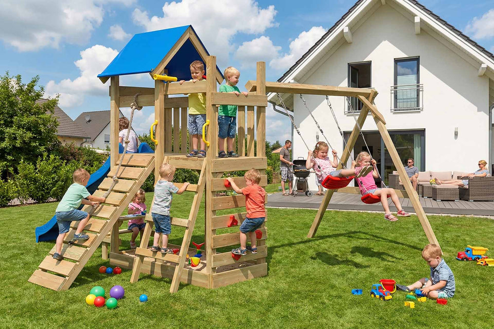 ACTIVE Kletterturm aus Holz Exploroo Play+