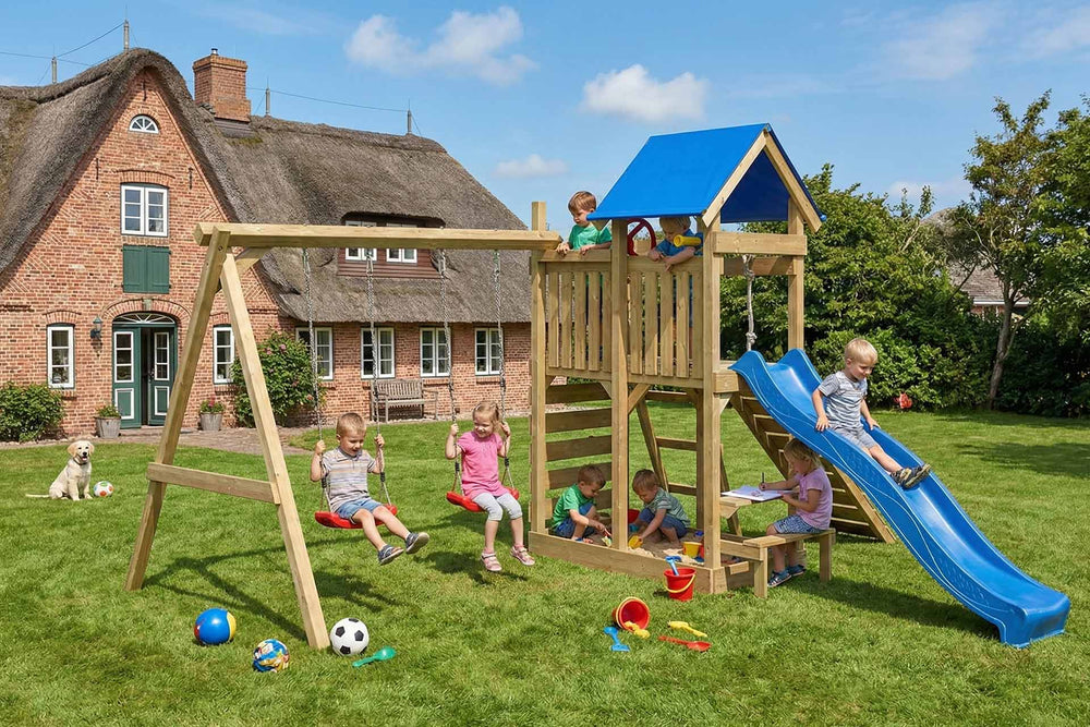 ACTIVE Kletterturm aus Holz Exploroo Play+