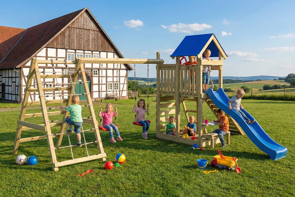 ACTIVE Klettergerüst aus Holz Exploroo Pro