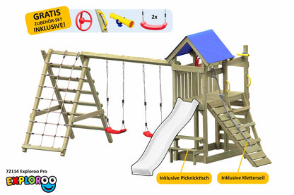 ACTIVE Klettergerüst aus Holz Exploroo Pro