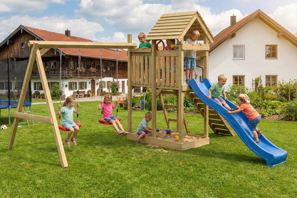 ACTIVE Spielturm aus Holz Venturoo Play