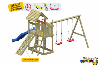 ACTIVE Spielturm aus Holz Venturoo Play