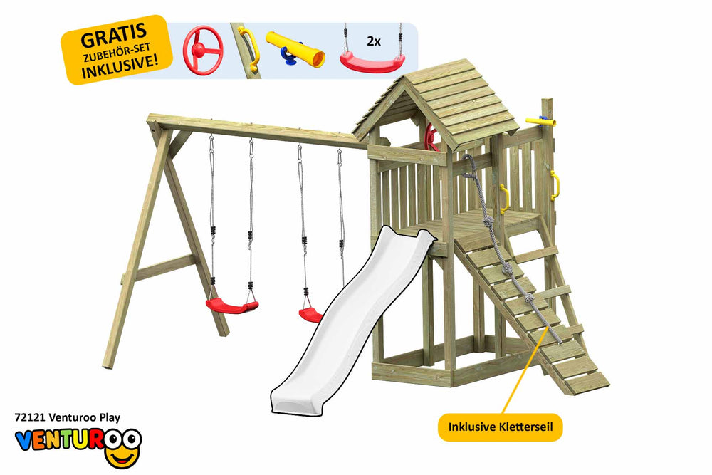 ACTIVE Spielturm aus Holz Venturoo Play