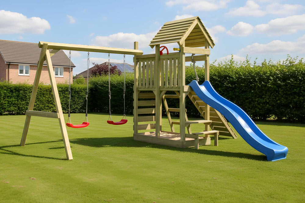 ACTIVE Kletterturm aus Holz Venturoo Play+