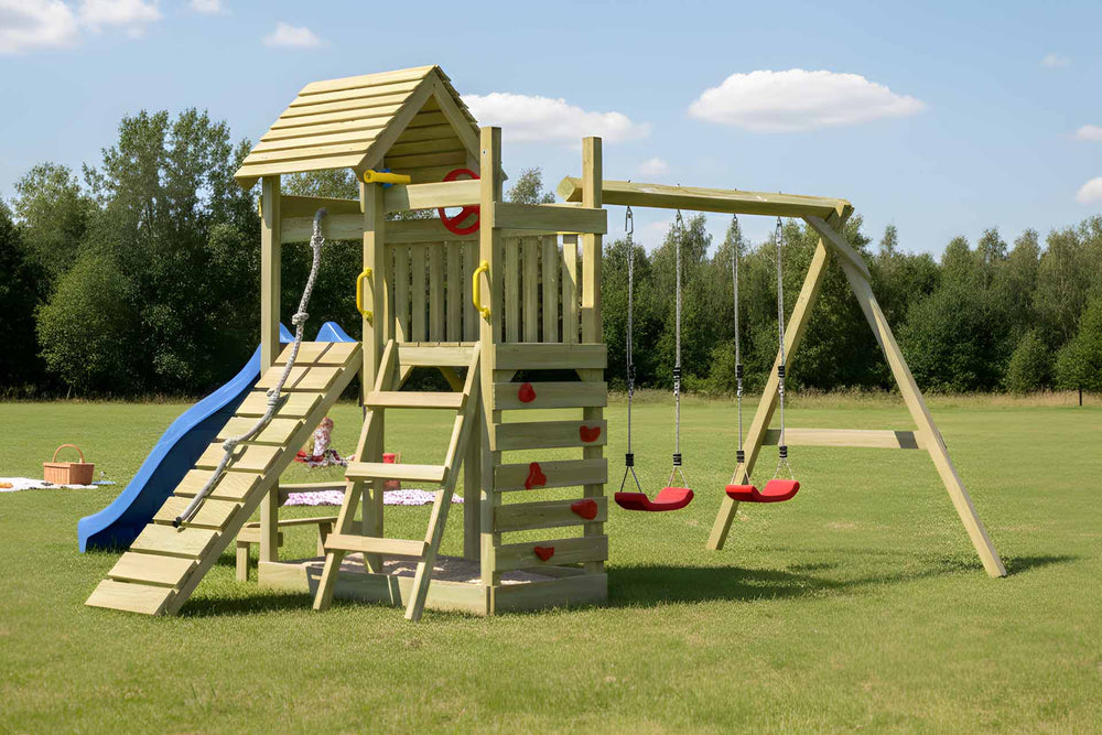 ACTIVE Kletterturm aus Holz Venturoo Play+
