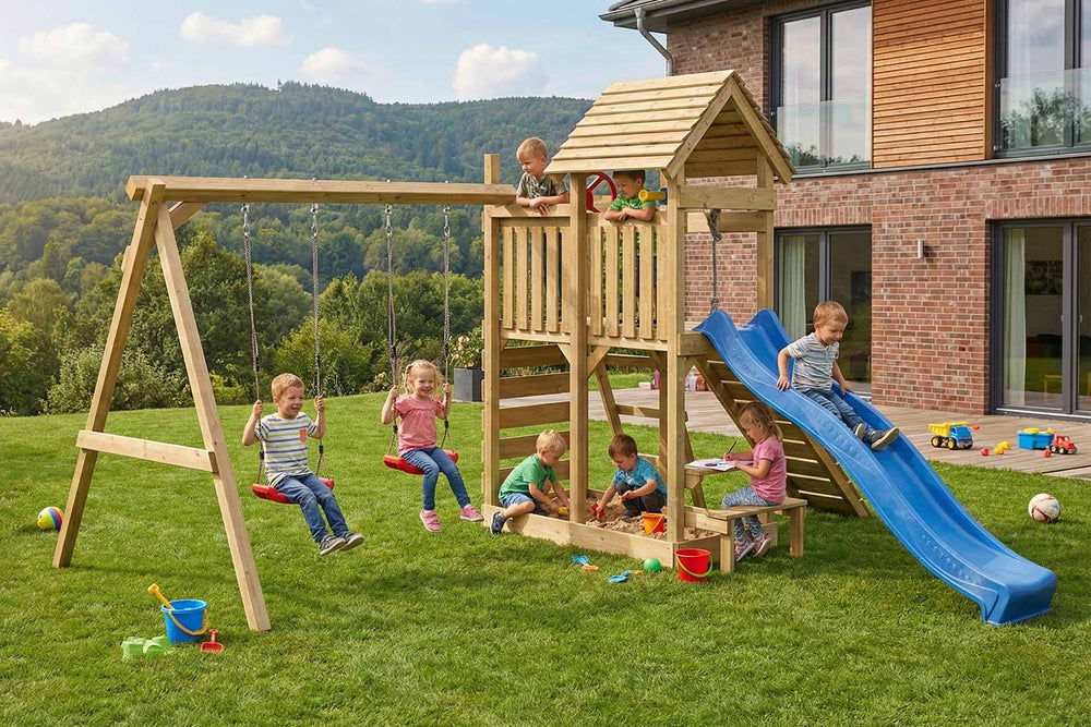 ACTIVE Kletterturm aus Holz Venturoo Play+