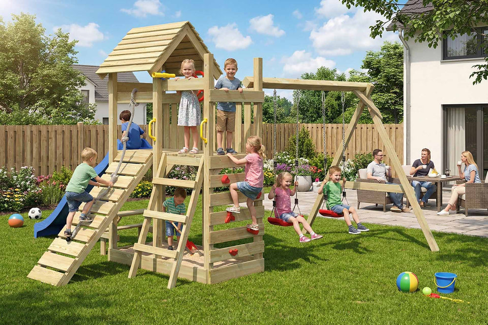 ACTIVE Kletterturm aus Holz Venturoo Play+