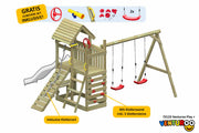ACTIVE Kletterturm aus Holz Venturoo Play+