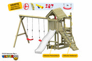 ACTIVE Kletterturm aus Holz Venturoo Play+