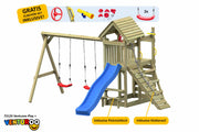 ACTIVE Kletterturm aus Holz Venturoo Play+