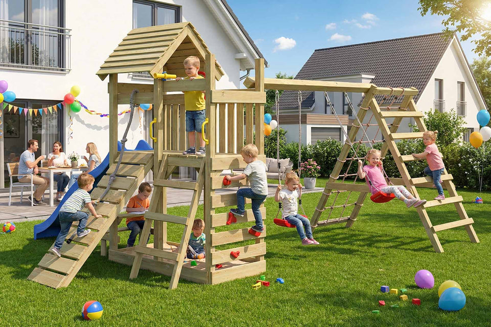 ACTIVE Klettergerüst aus Holz Venturoo Pro