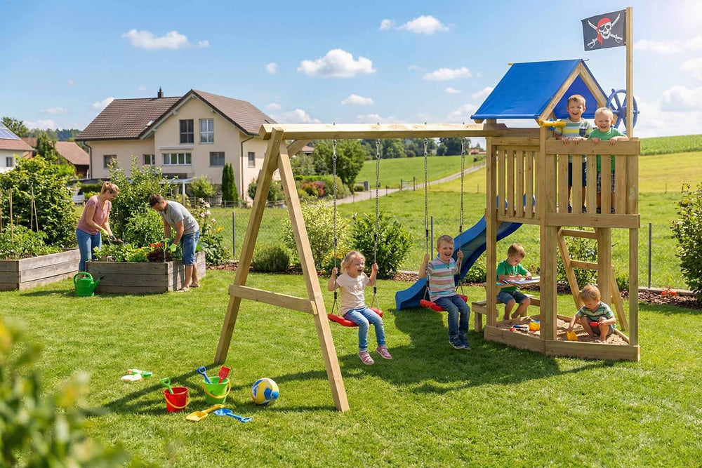 ACTIVE Kletterturm aus Holz Marinoo Play+