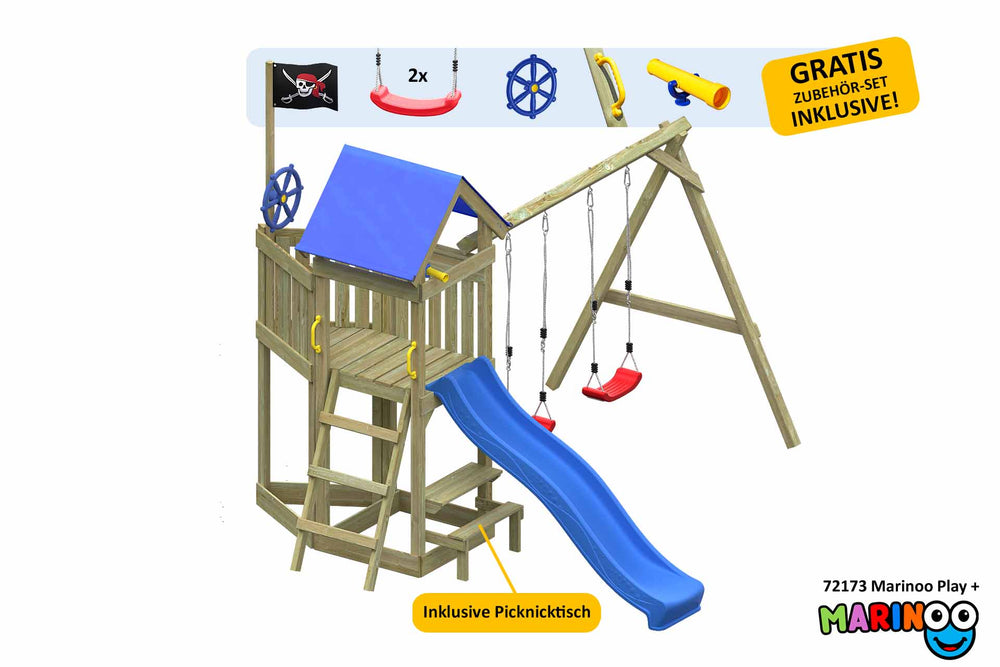 ACTIVE Kletterturm aus Holz Marinoo Play+