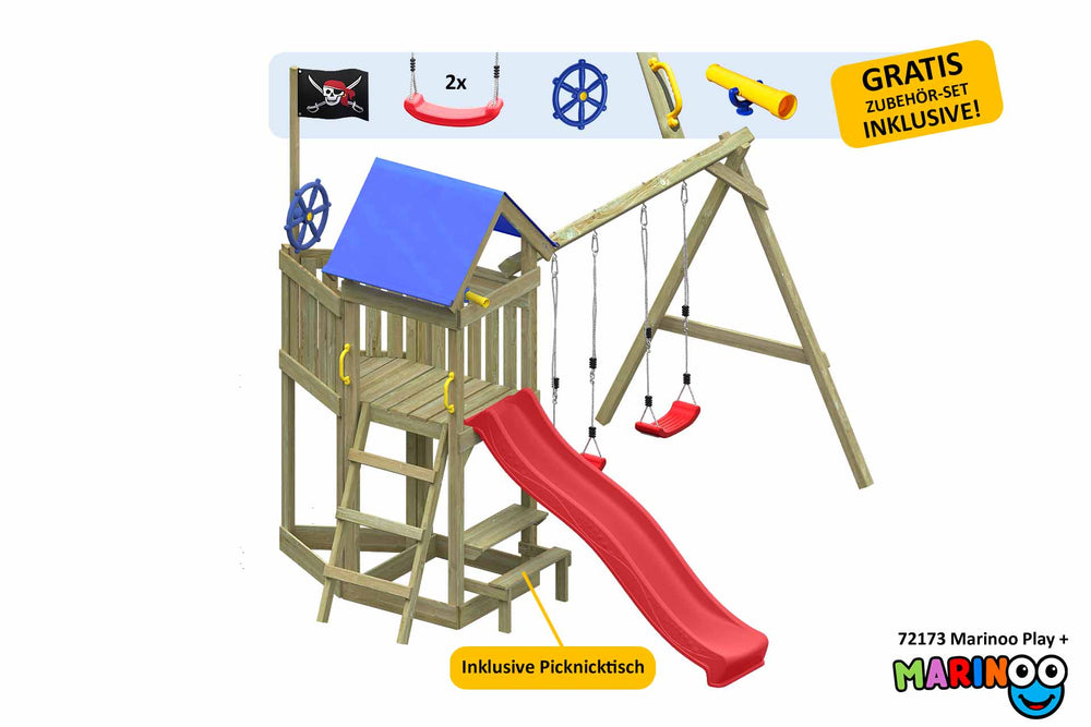ACTIVE Kletterturm aus Holz Marinoo Play+