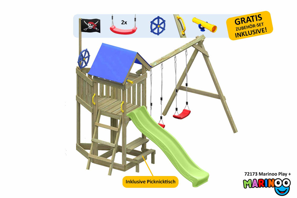 ACTIVE Kletterturm aus Holz Marinoo Play+