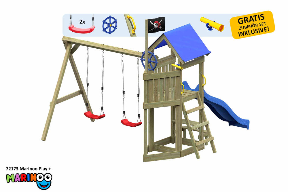 ACTIVE Kletterturm aus Holz Marinoo Play+